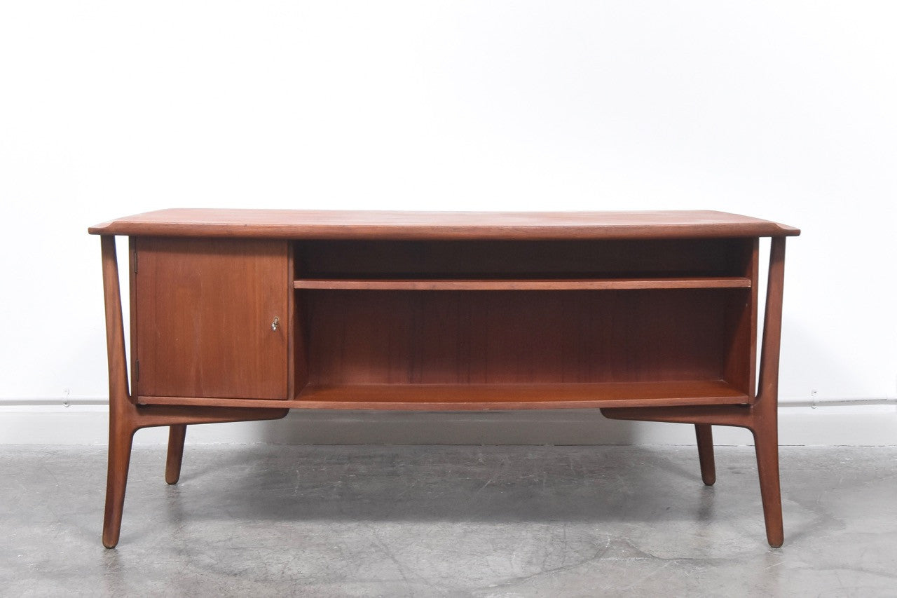 Teak executive desk by Svend Aage Madsen