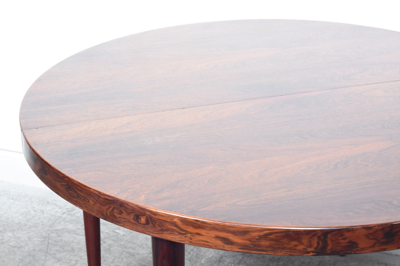Rosewood dining table by Kai Kristiansen
