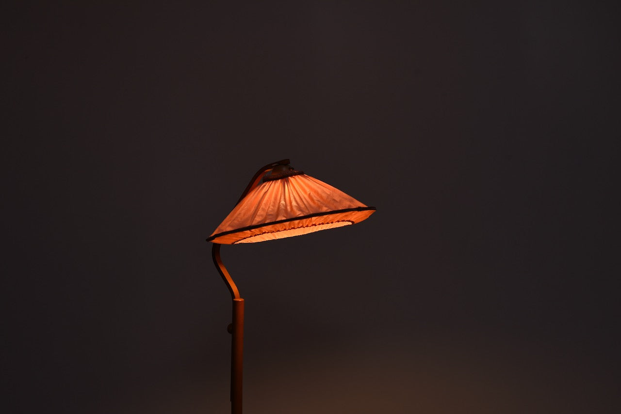 1970s Swedish floor lamp with shade