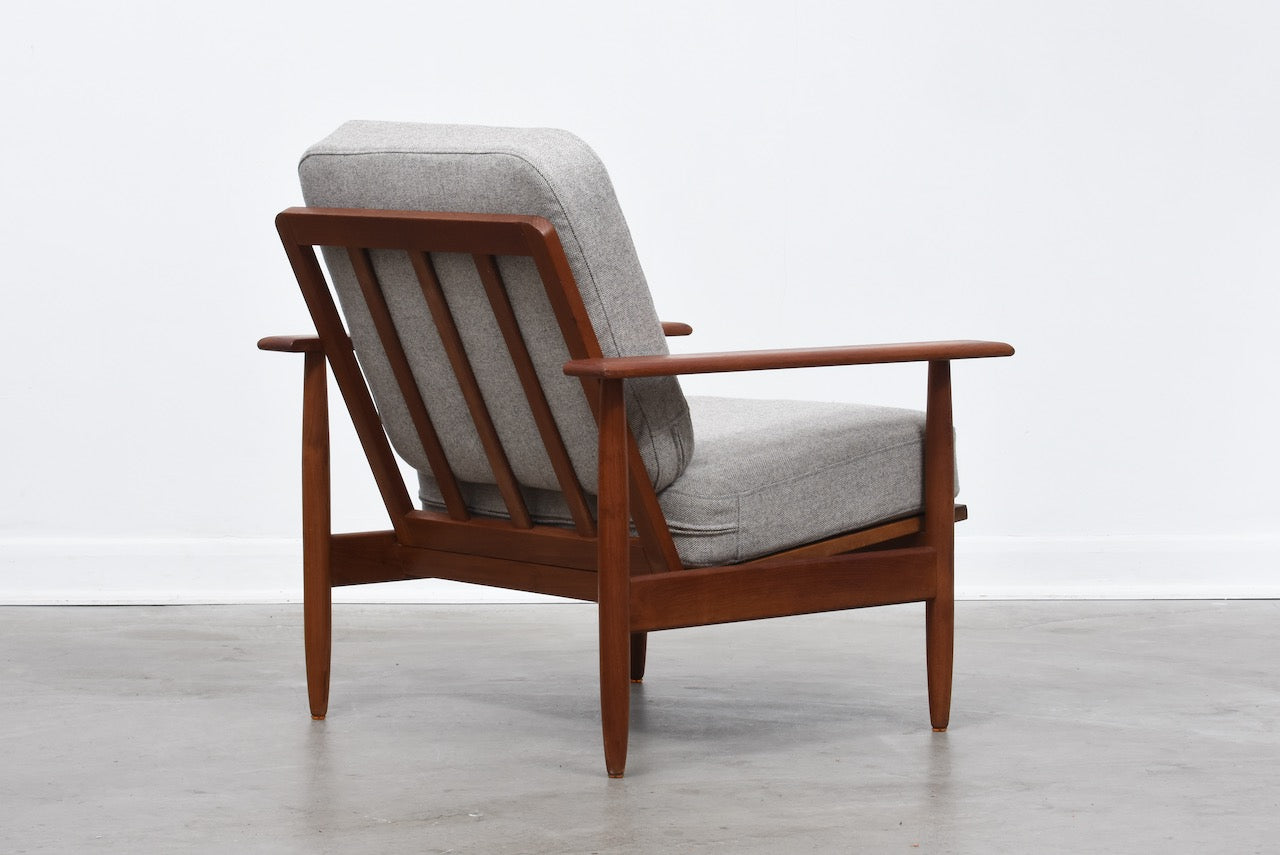 1960s Danish teak lounger