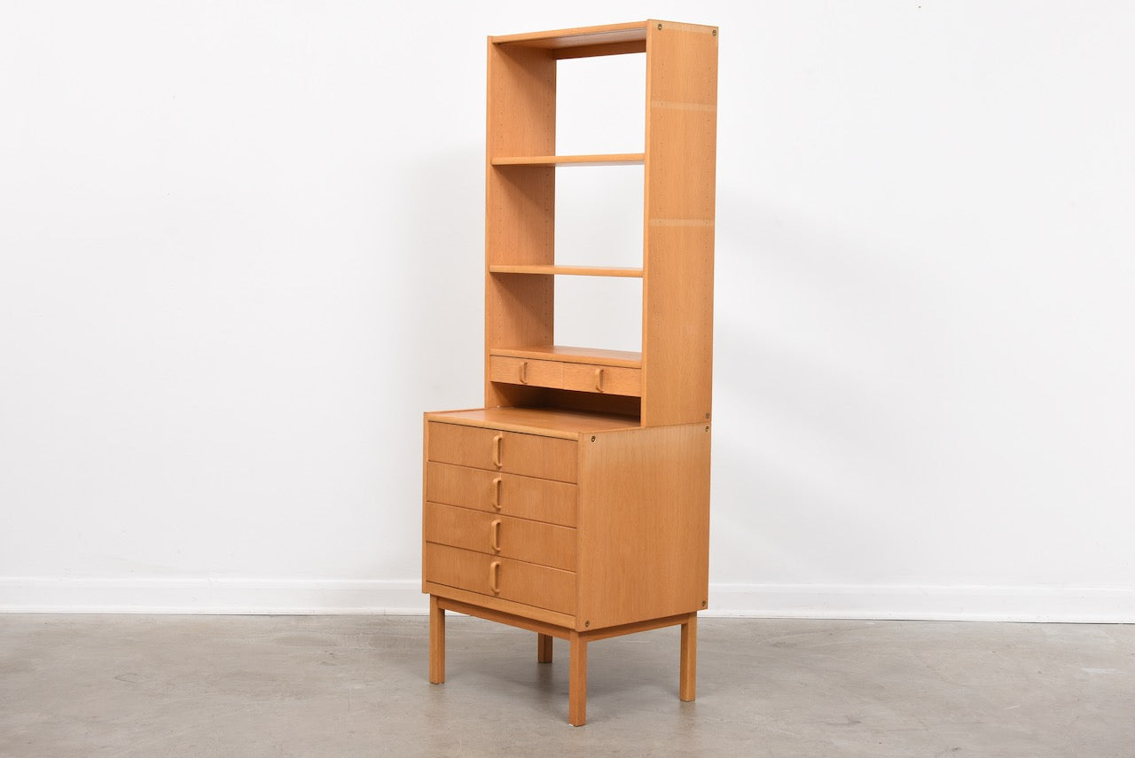 1960s oak storage bay by Bodafors