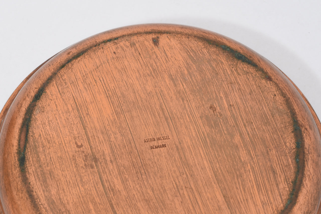 Copper dish by Astrid Wessel