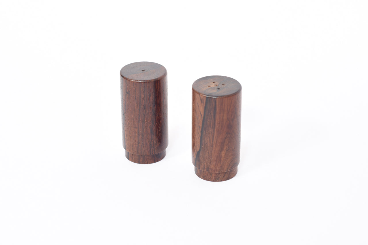 Rosewood salt & pepper shakers