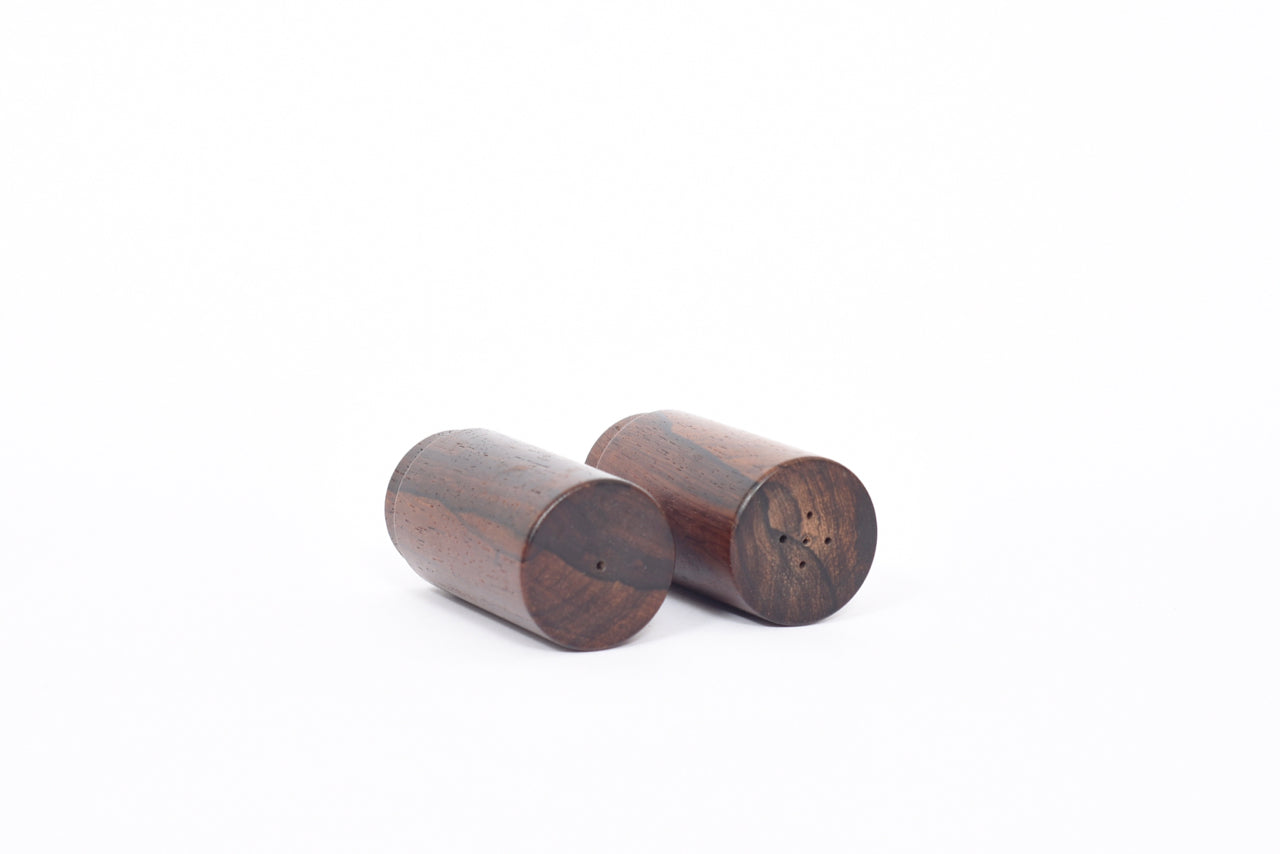 Rosewood salt & pepper shakers