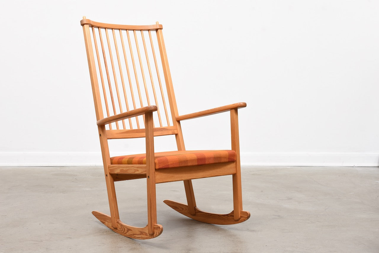 1970s rocking chair by Yngve Ekström