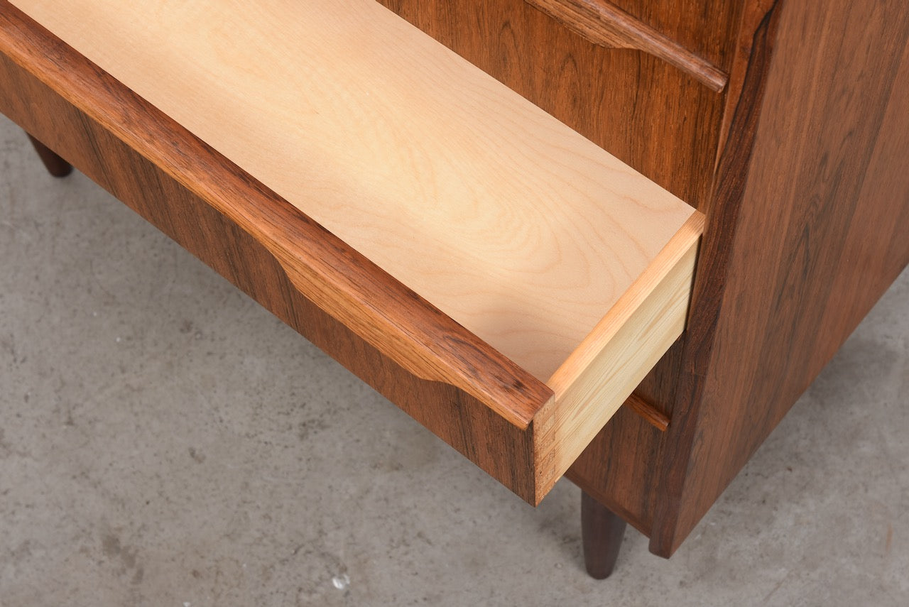 1960s rosewood chest of drawers
