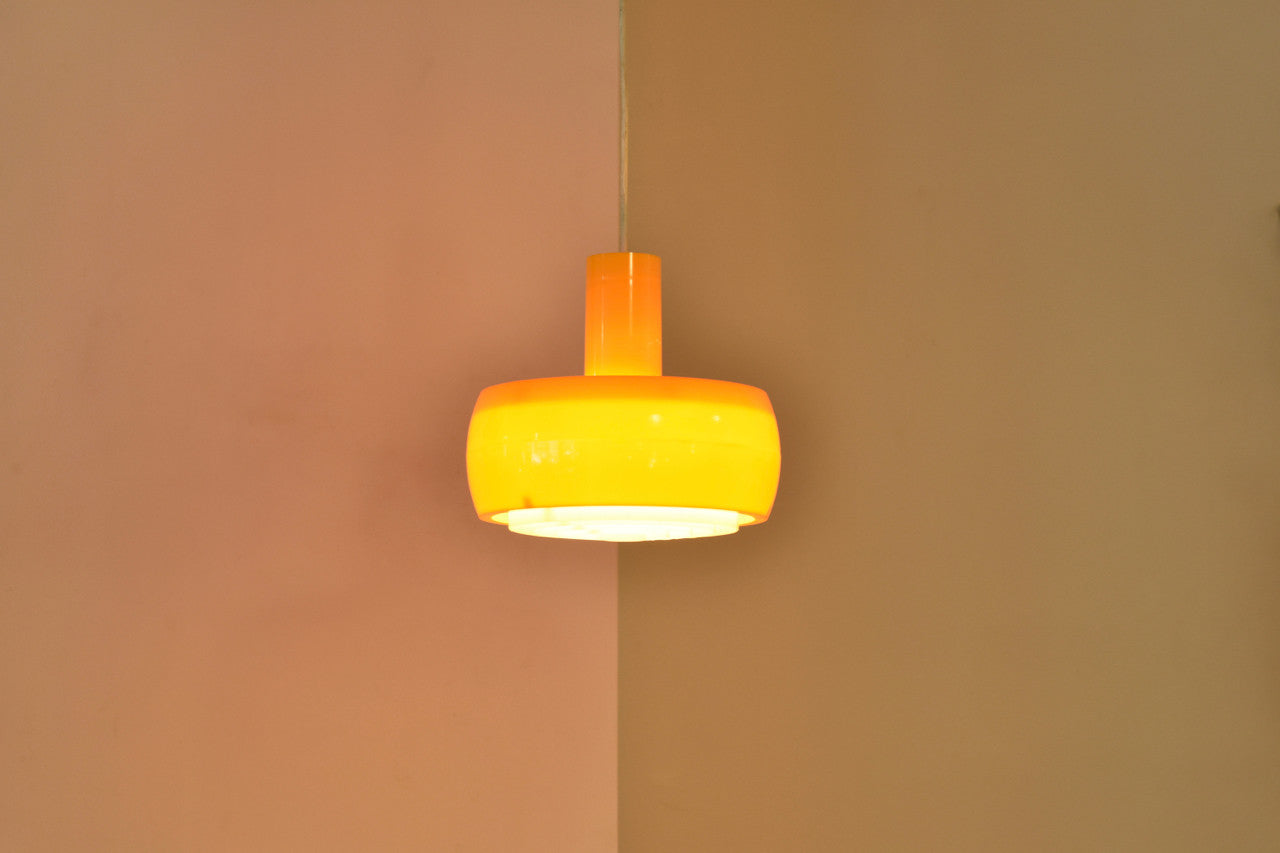 Yellow pendant by Bent Karlby