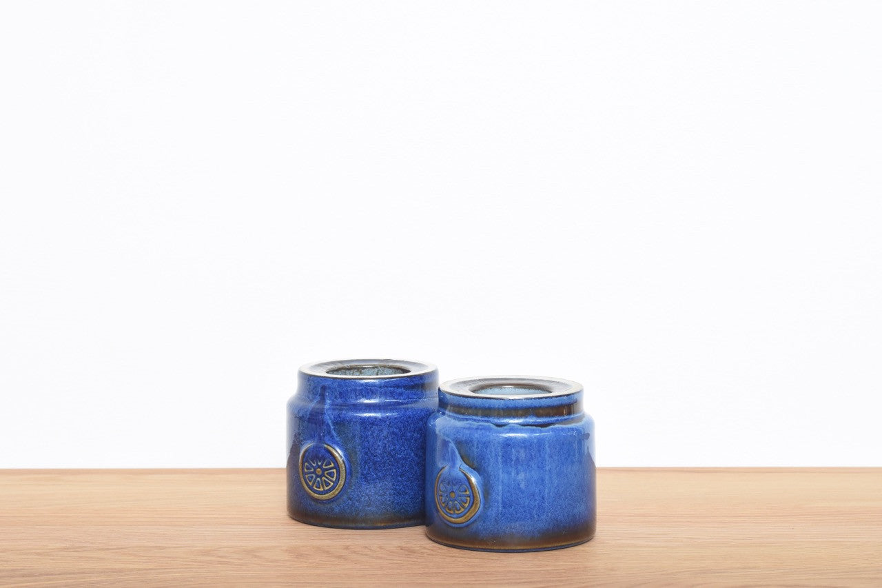 Pair of candle holders by Søholm