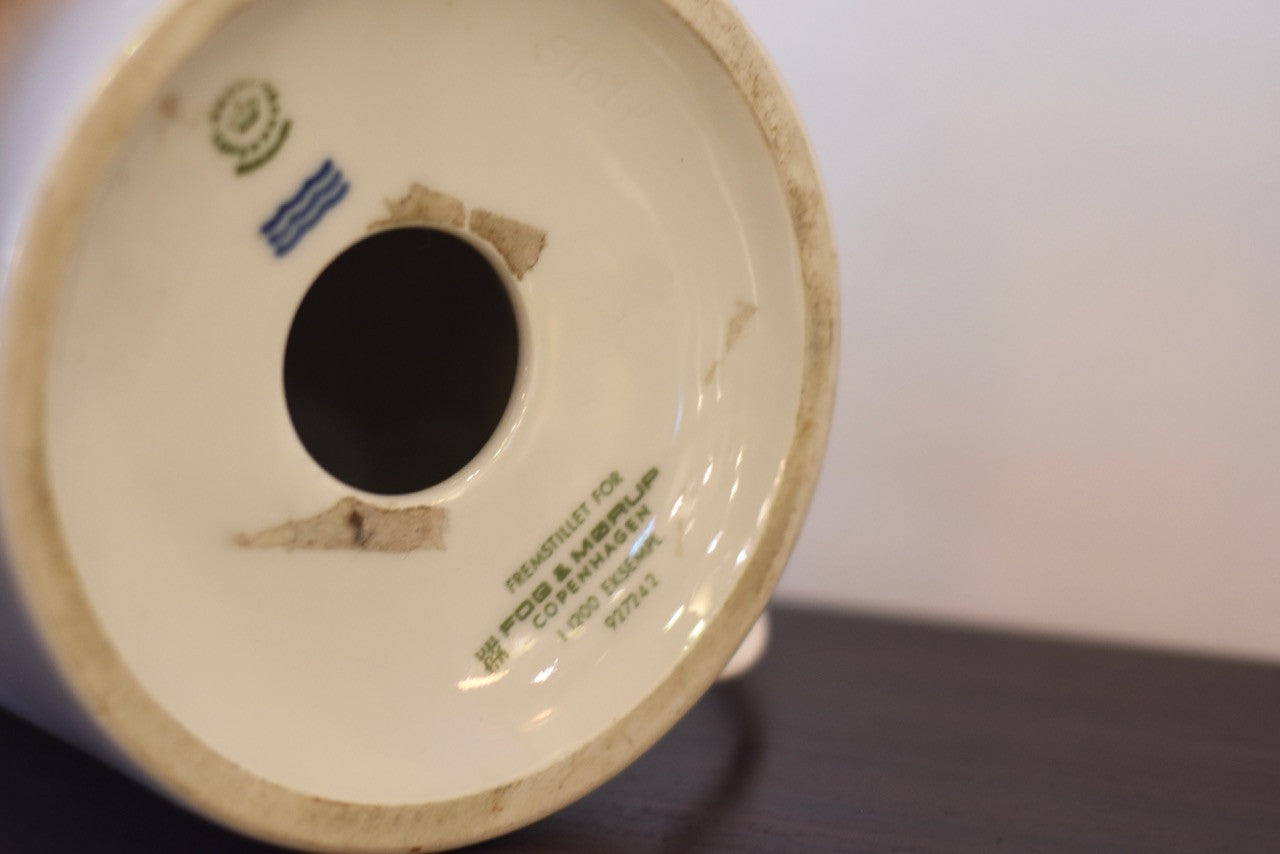 White table lamp by Royal Copenhagen