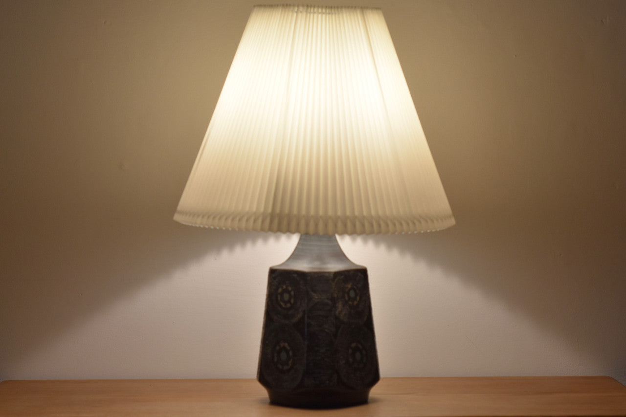Large table lamp with shade
