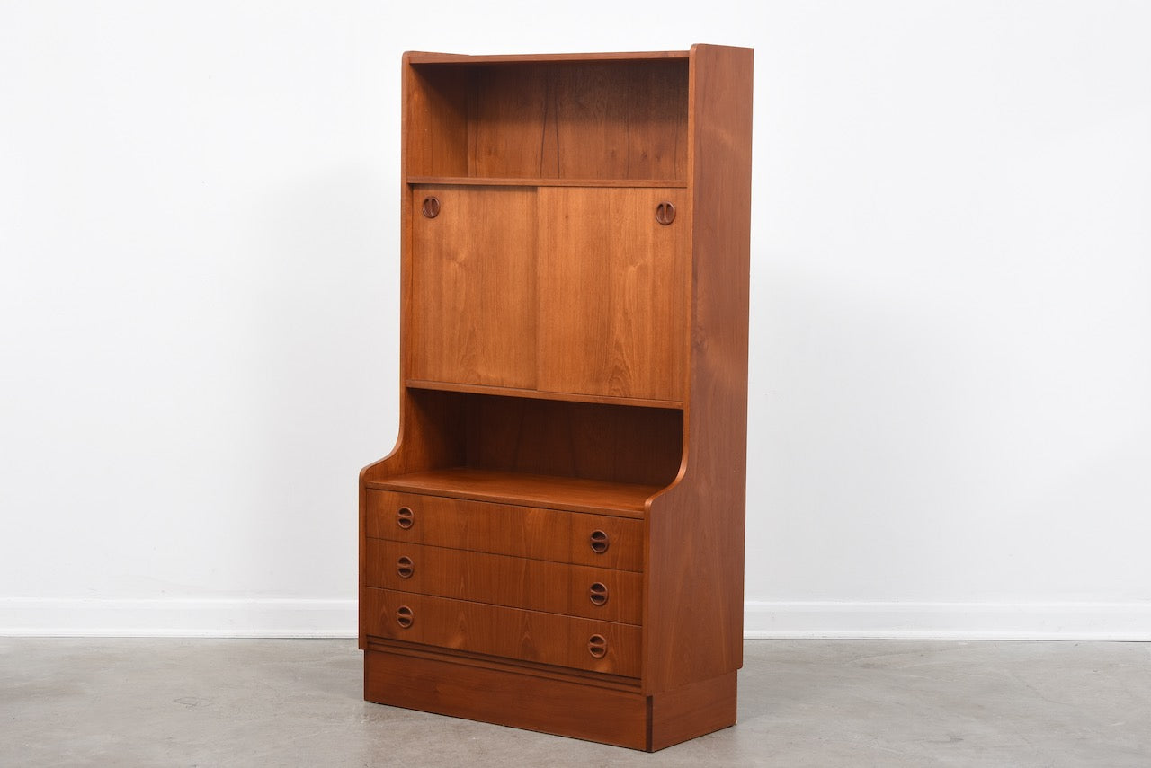 1970s Danish teak storage cabinet