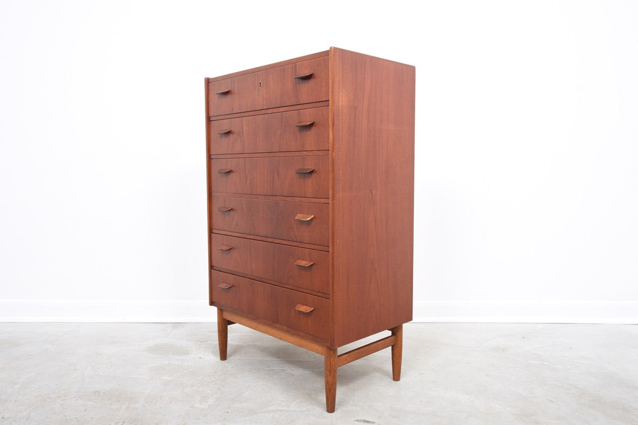 1950s teak chest of drawers by Poul Volther