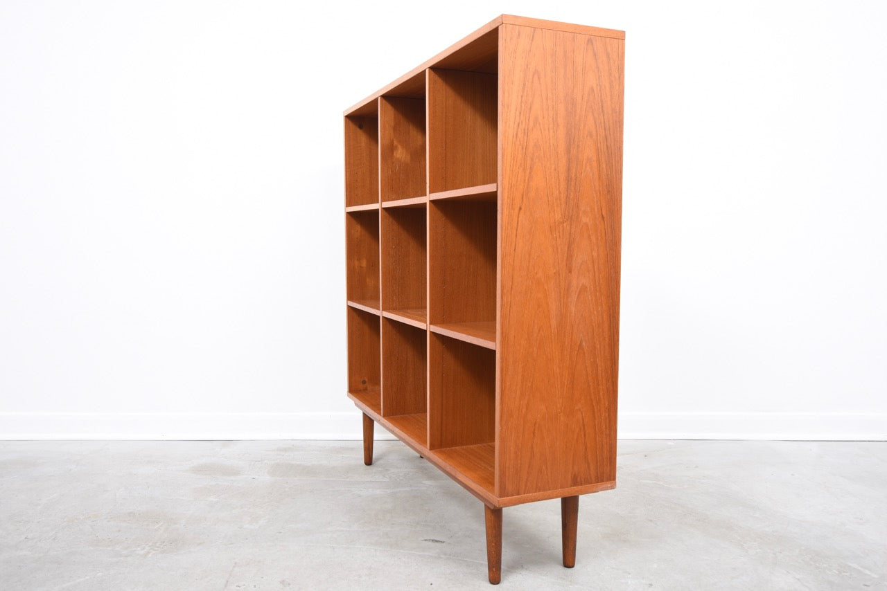 Large teak bookshelf