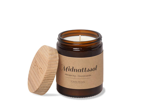 Midnattsol candle by Torplyktan - Rose & Berry