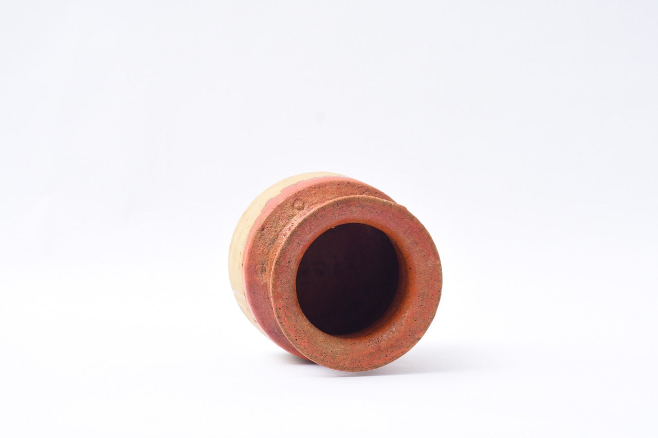 Two-toned stoneware vase