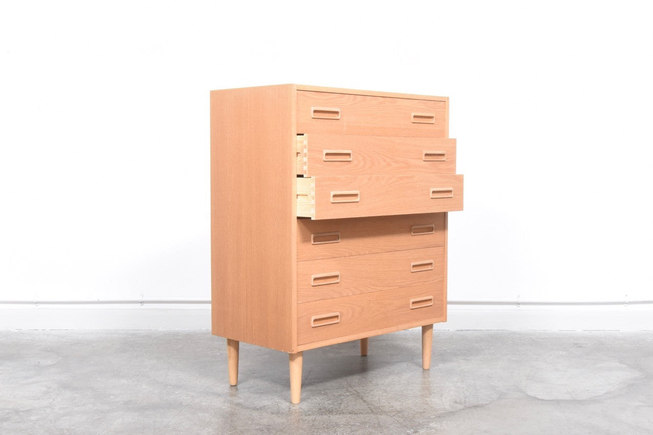 Oak chest of drawers by Westergaard Møbelfabrik