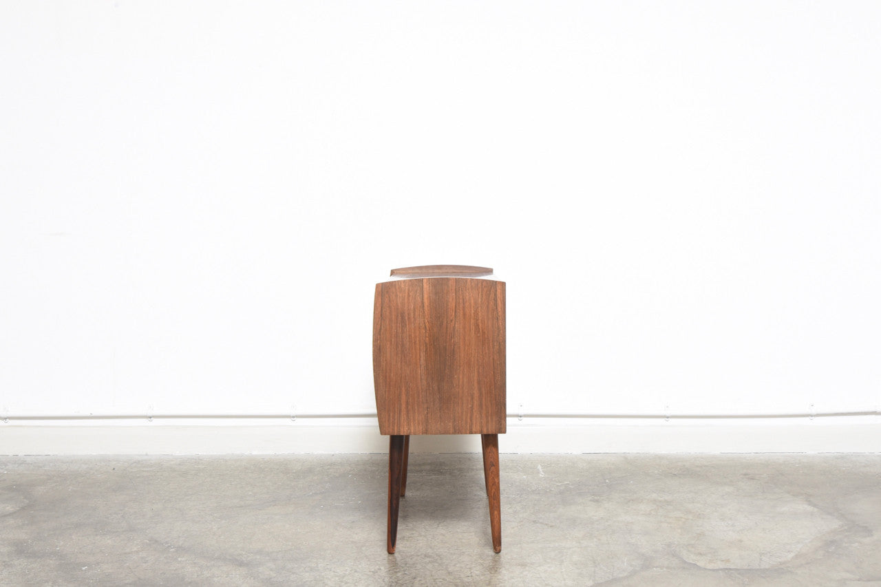 Short chest of rosewood drawers