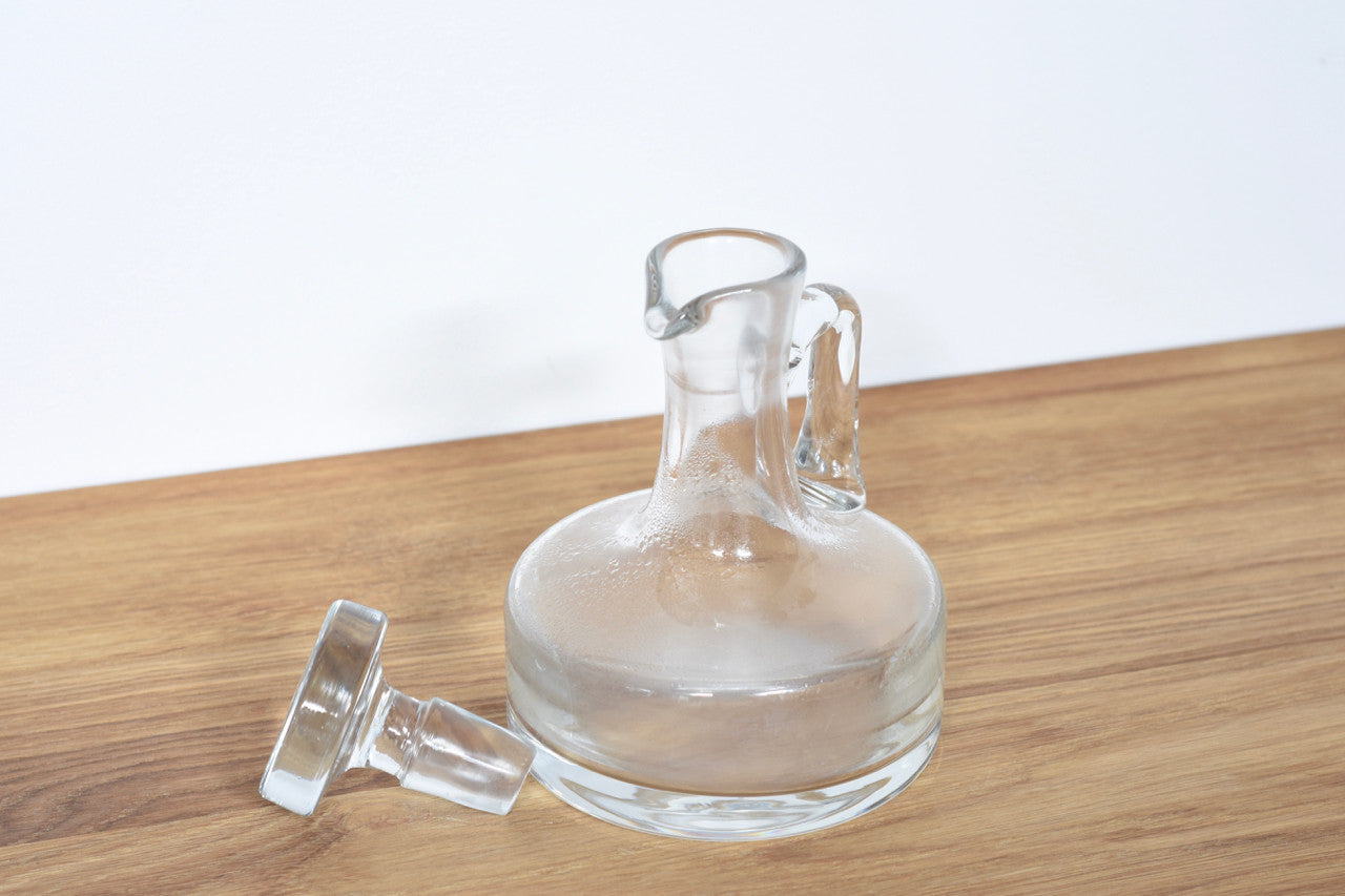 Vintage glass decanter