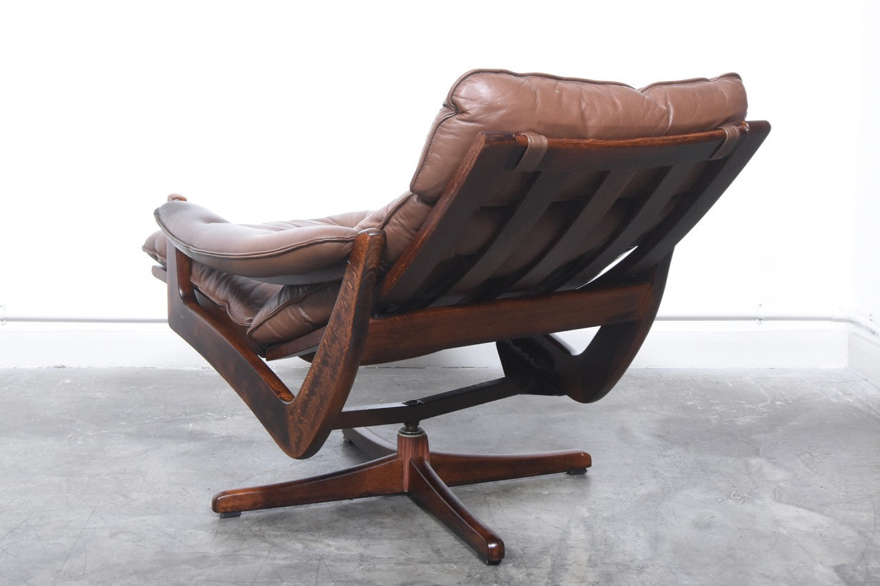 Pair of reclining loungers by Söda