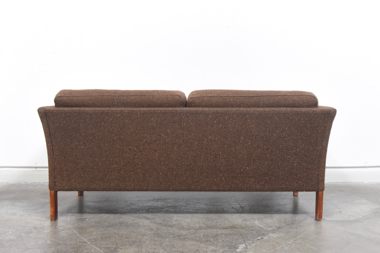 Wool two seat sofa