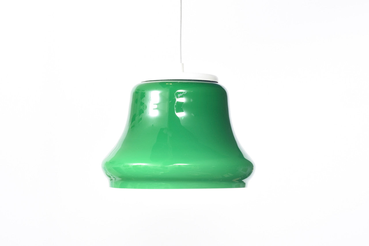 1970s glass ceiling light