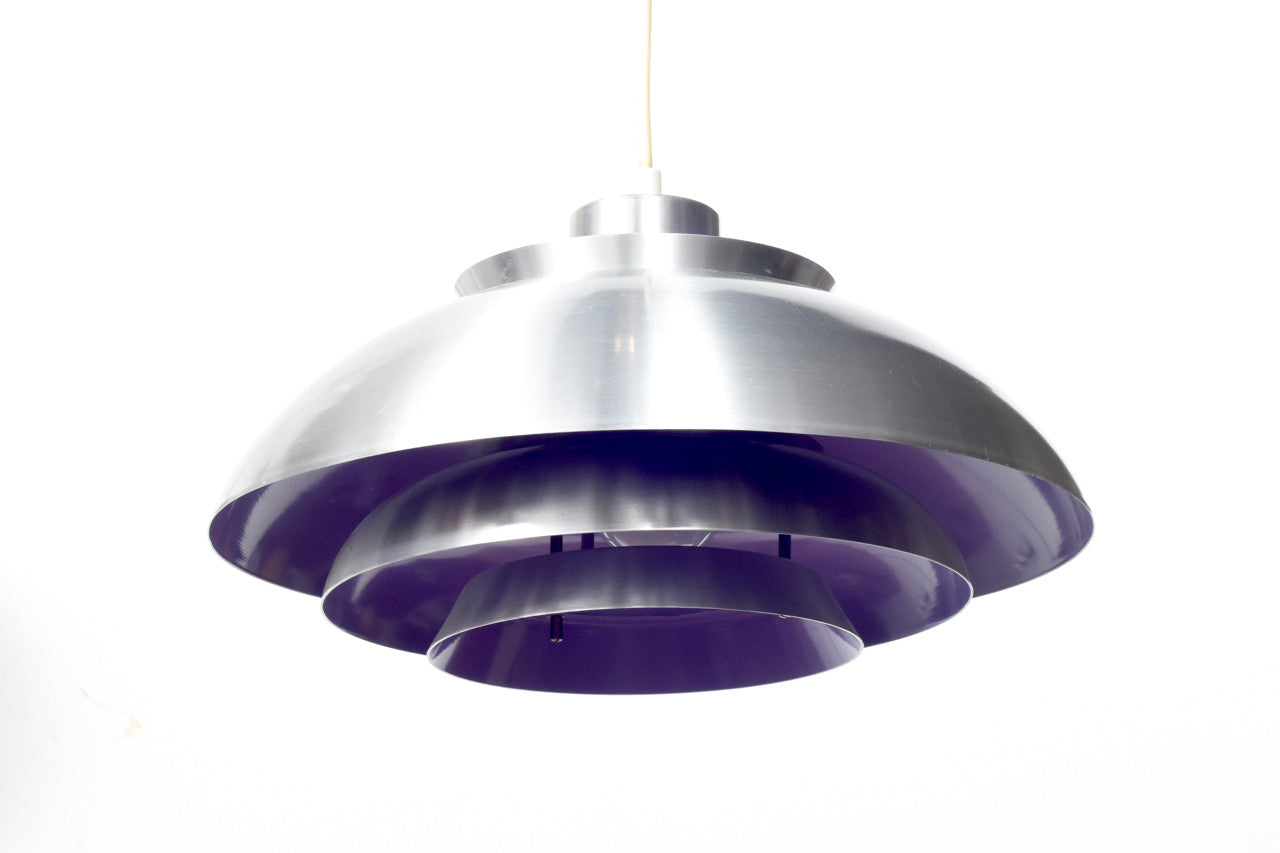 Tiered aluminium ceiling light