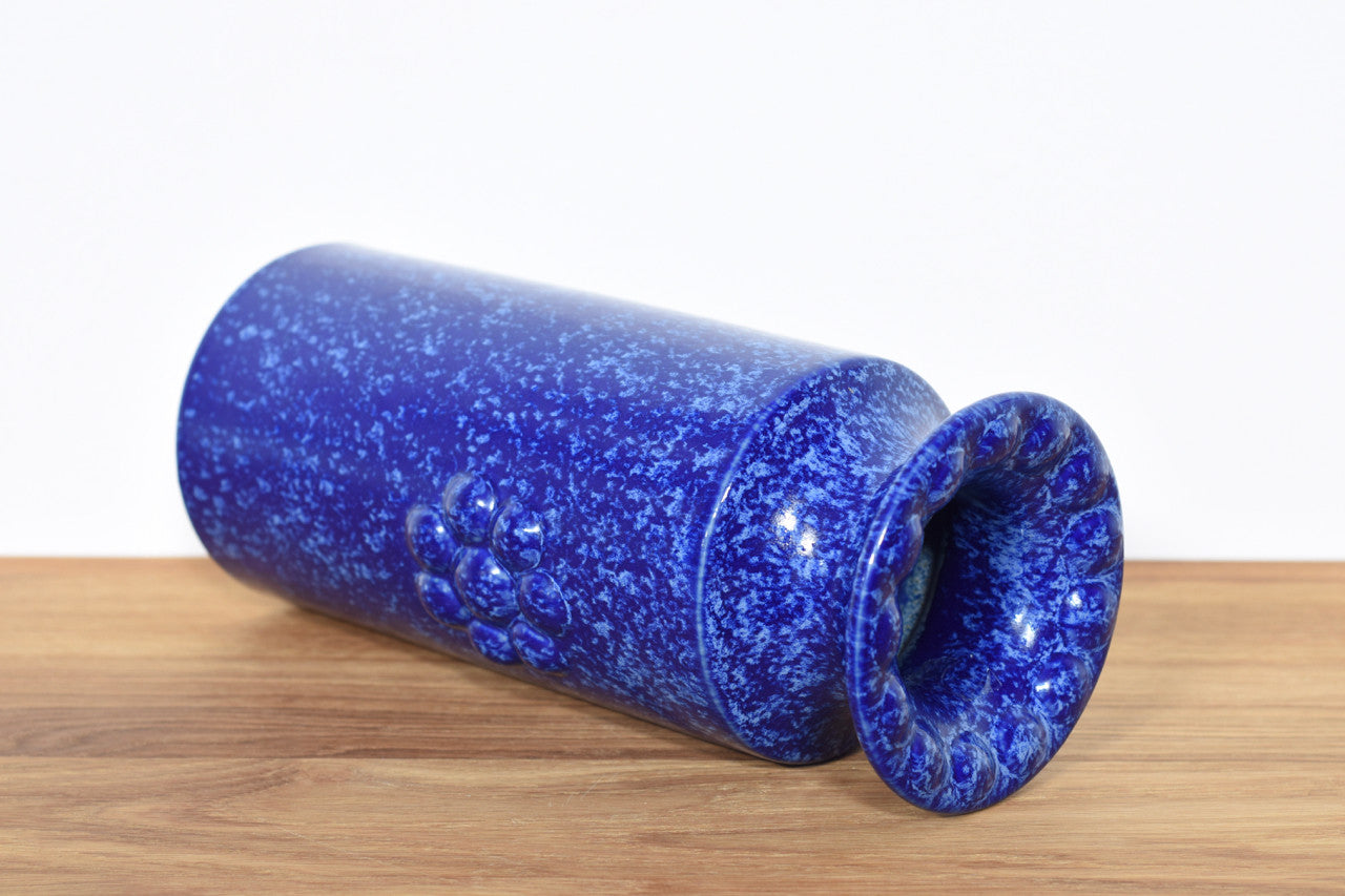 Large blue vase by Gustavsberg