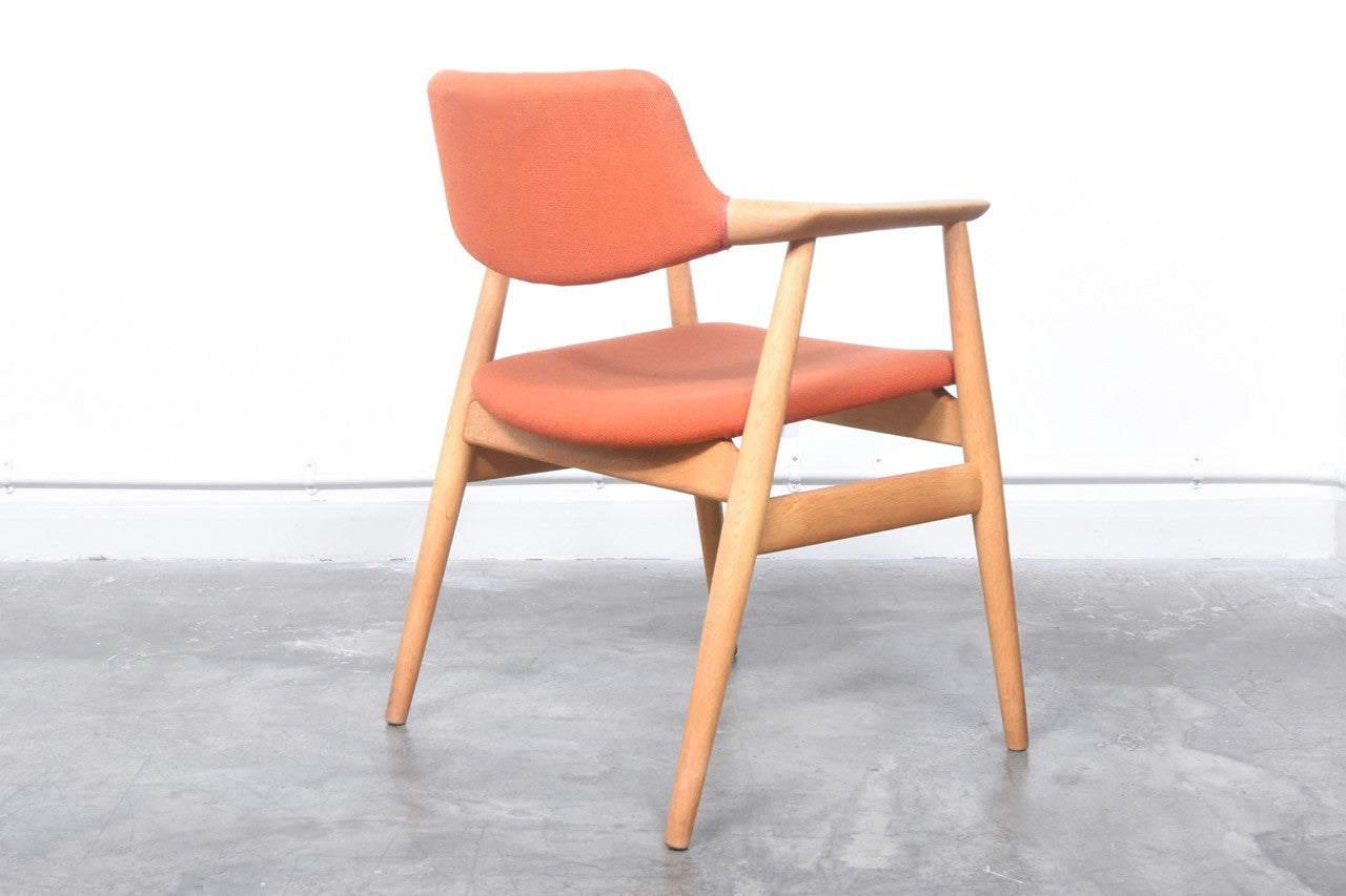 Oak desk chair by Erik Kirkegaard