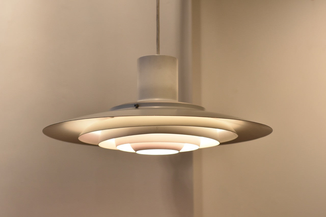 White 'P376' ceiling light by Kastholm & Fabricius