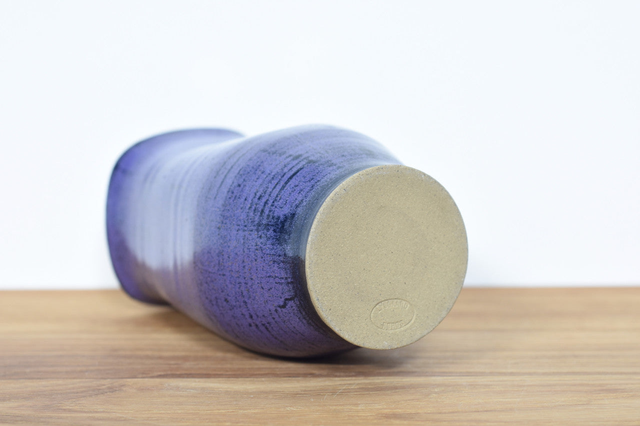 Purple vase by Lysgaard Keramikk