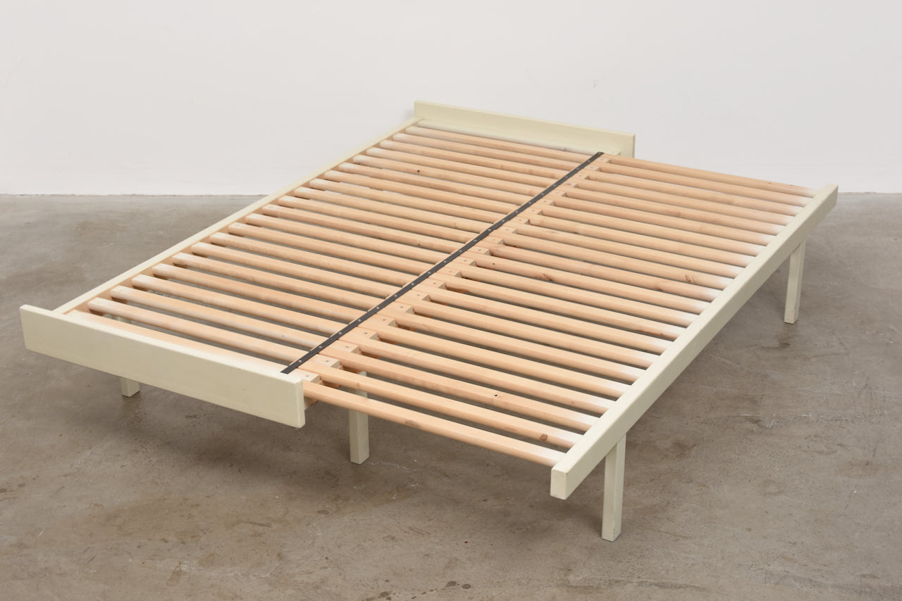 1970s pull-out Swedish double day bed