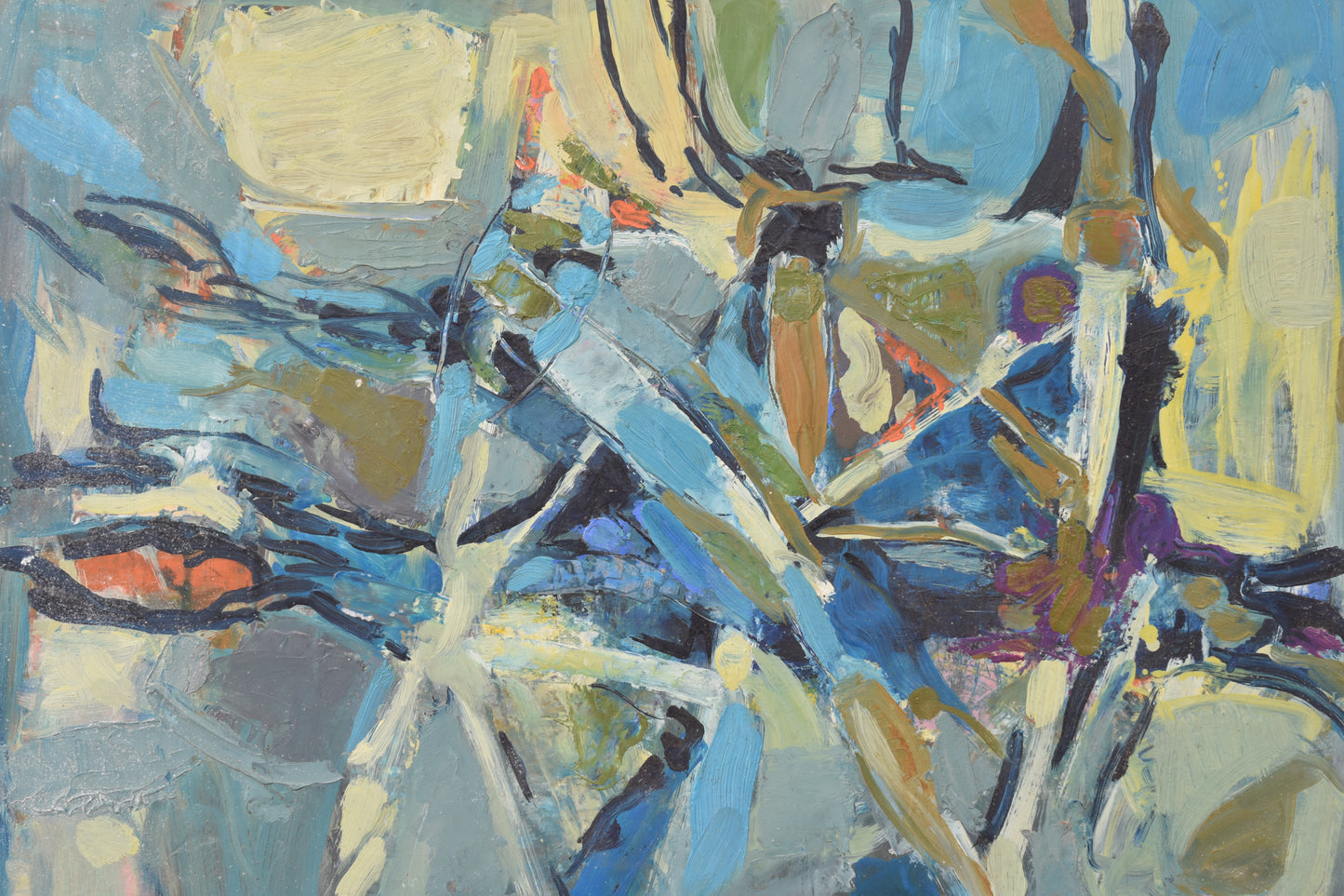 Oil painting by Mogens Hoff