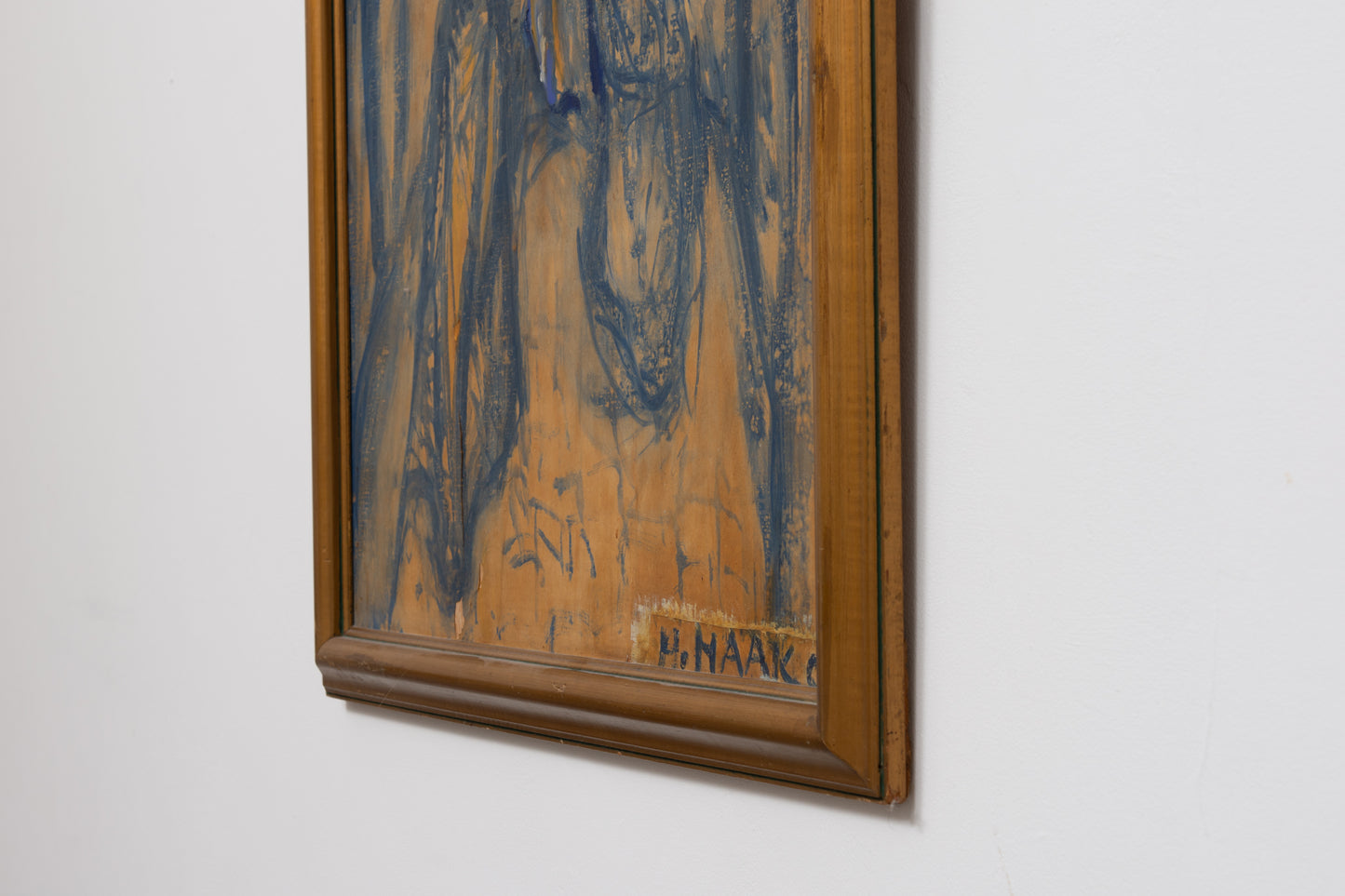 Gouache painting by Hans Haakø