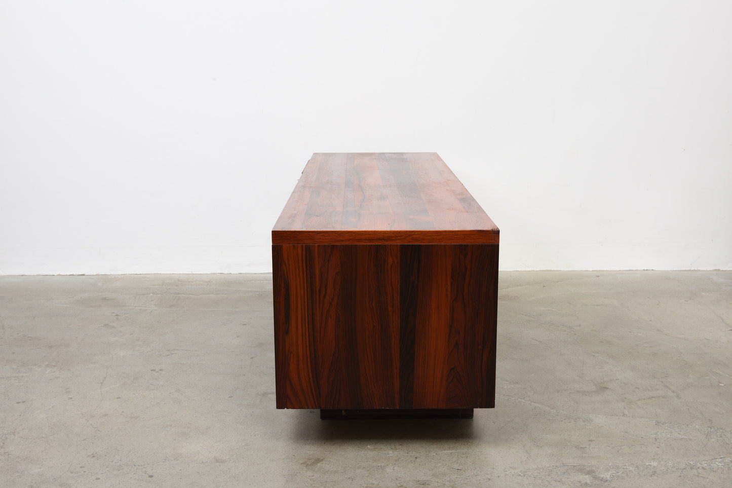 1970s rosewood media cabinet