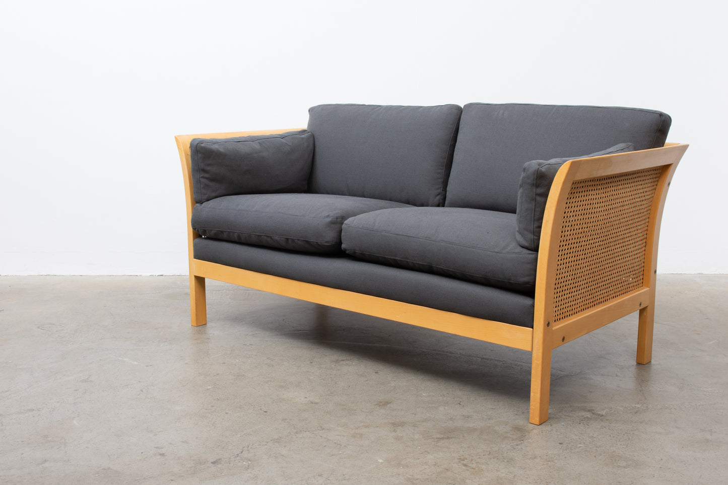 Newly upholstered: Two seater by Arne Norell