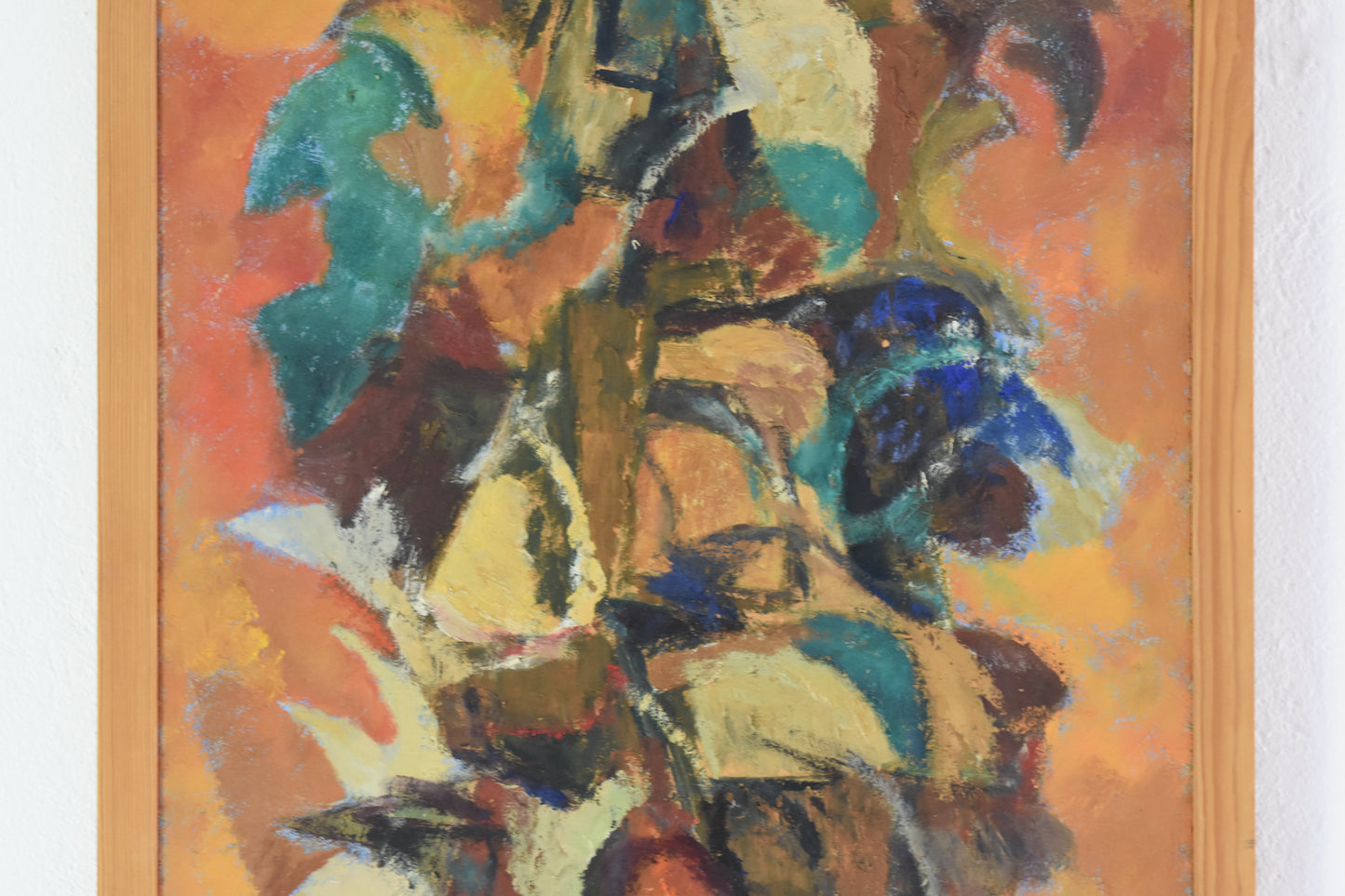 'Blomster' oil painting by Leo Estvad