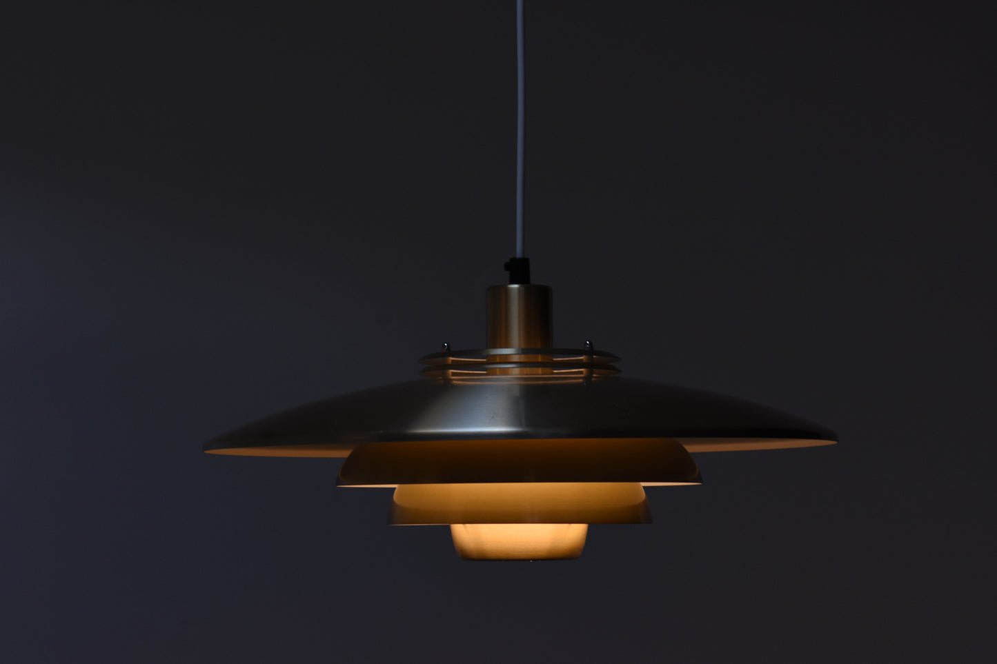 1980s brass ceiling lamp by Jeka