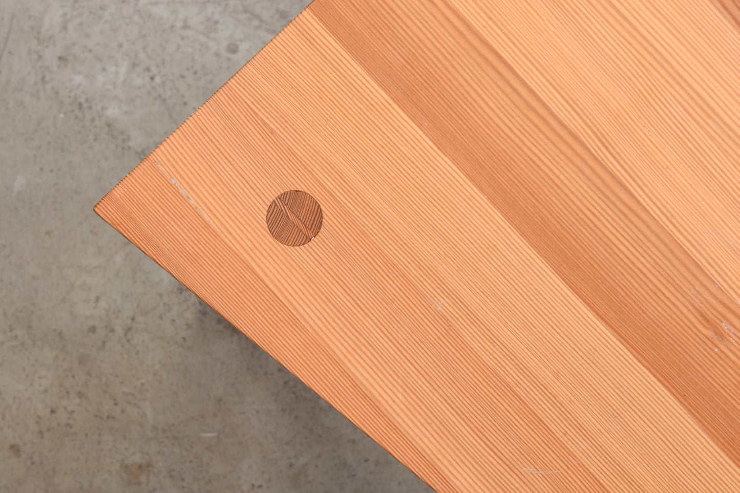 Three-legged Swedish pine chair