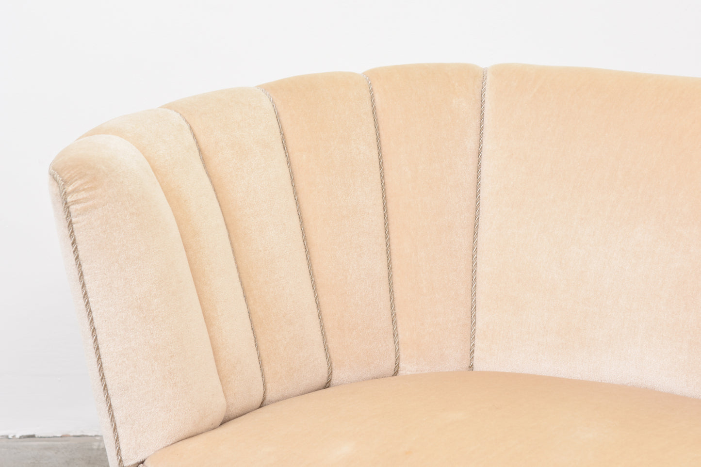 1940s Danish banana sofa