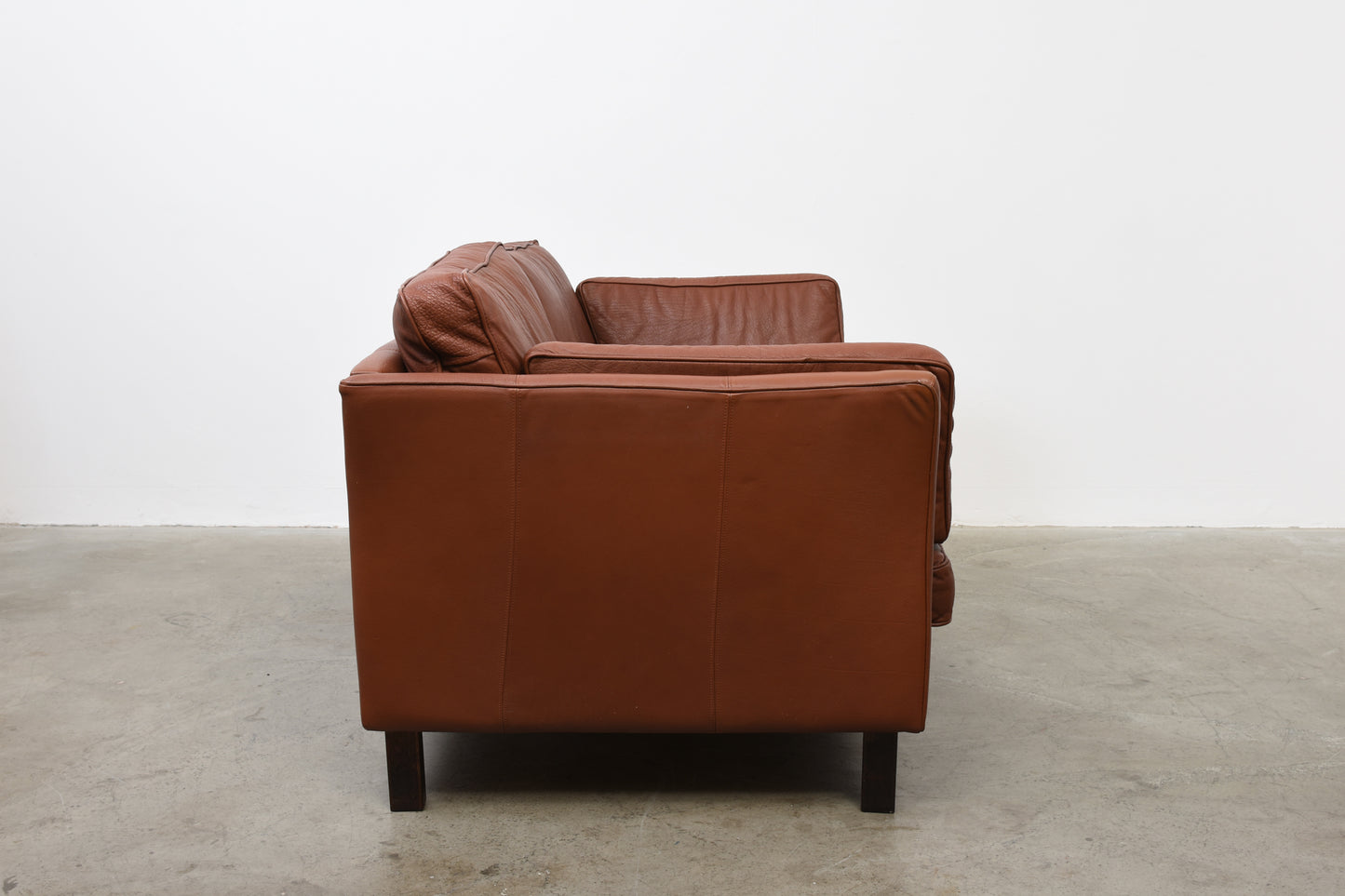 Vintage leather two seater