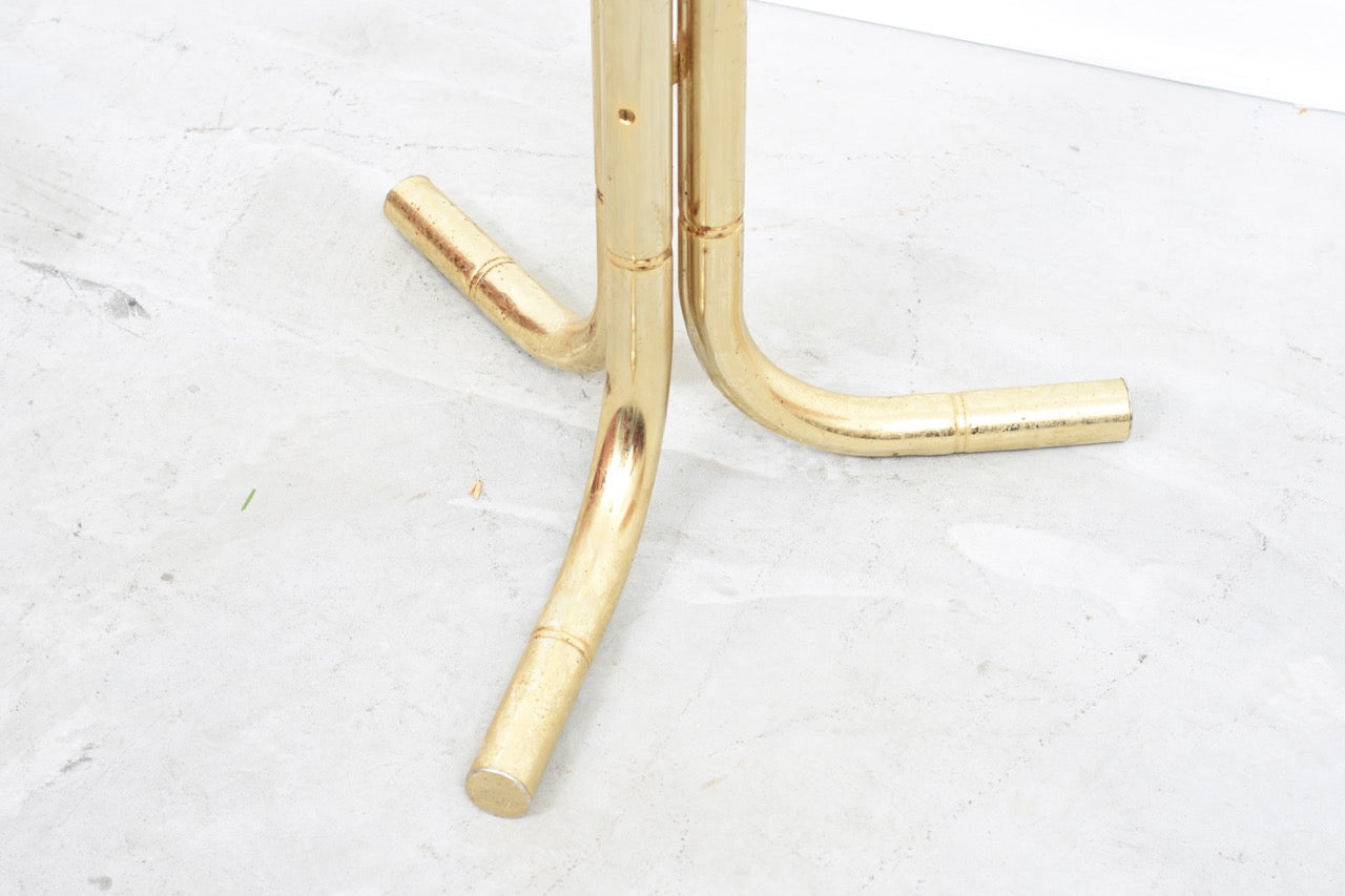 Vintage brass coat stand