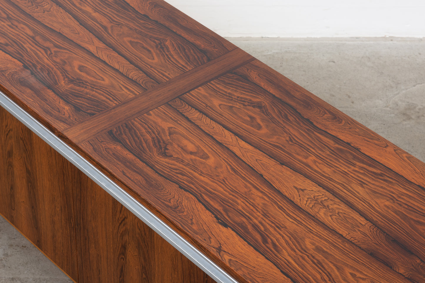 1970s rosewood media cabinet by Torbjørn Afdal