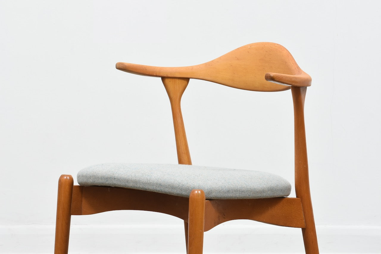 Vintage Swedish armchair in oak