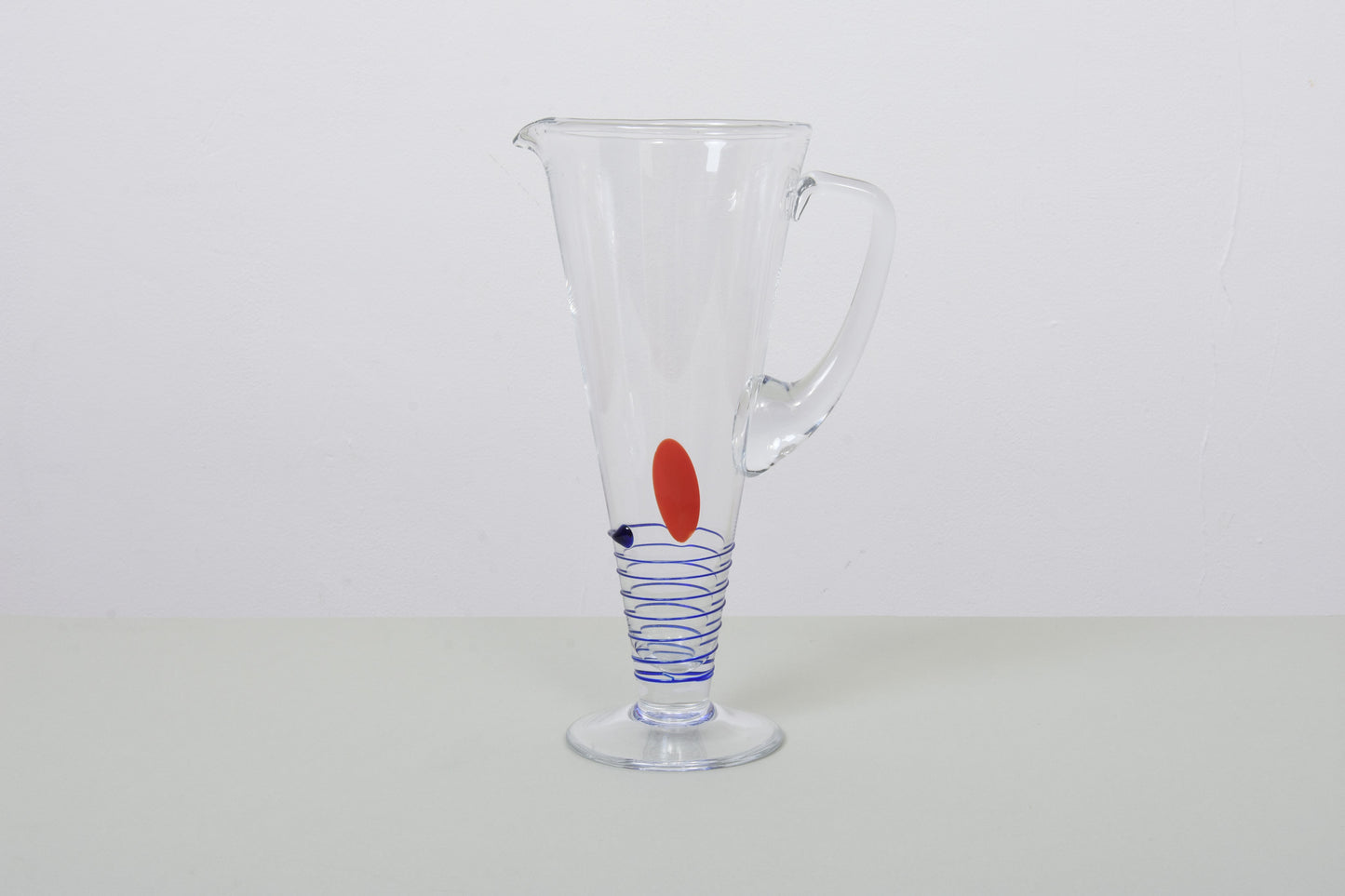 1970s glass pitcher by Jiri Suhajek