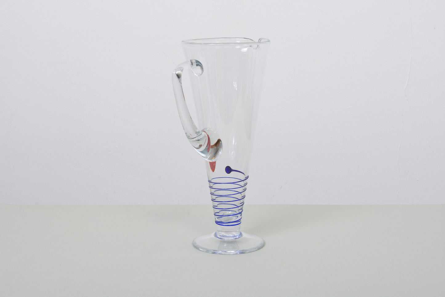 1970s glass pitcher by Jiri Suhajek