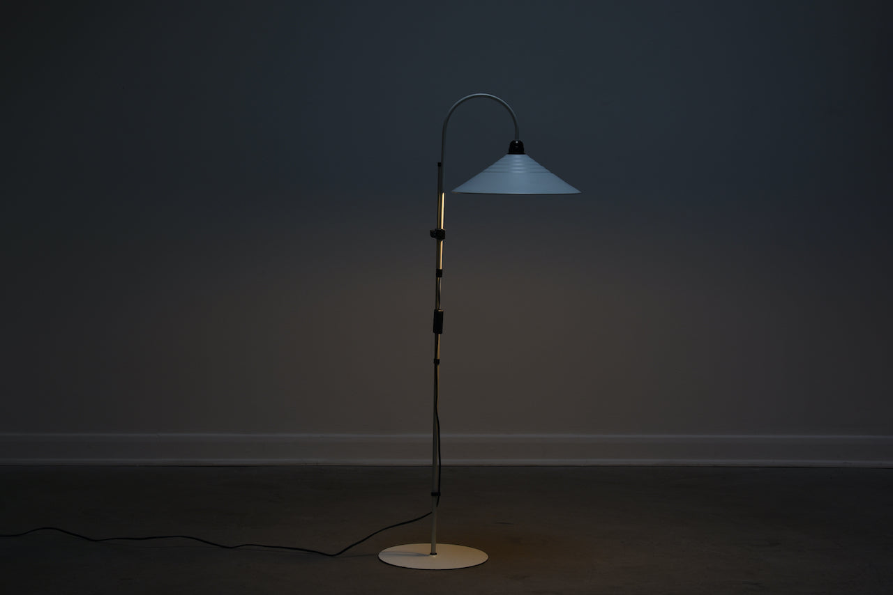1980s Danish floor lamp with cone shade