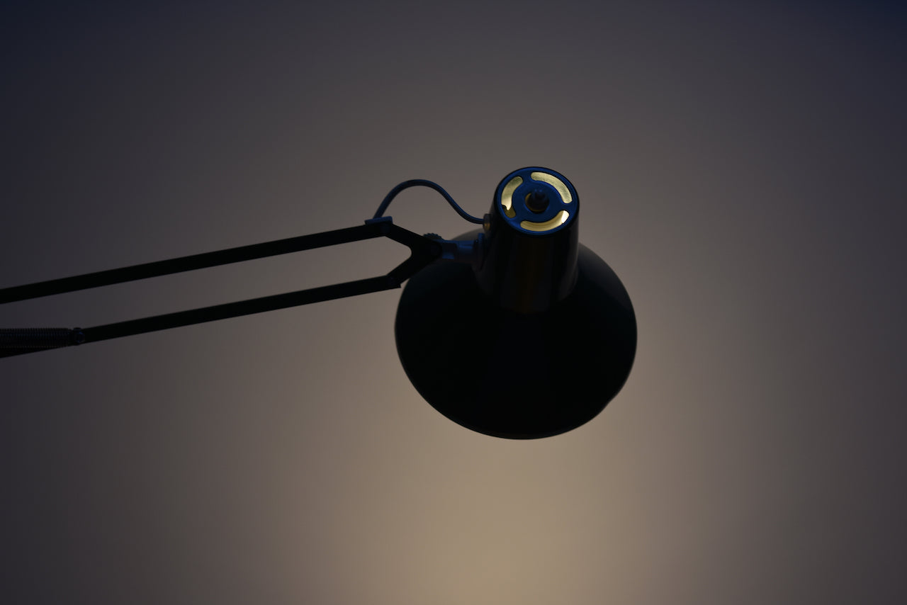 Vintage kelly green anglepoise lamp