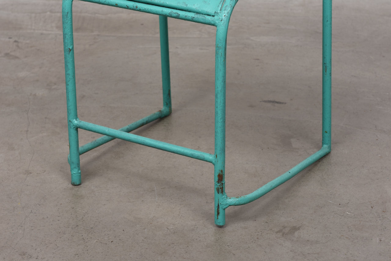 1950s industrial metal chair