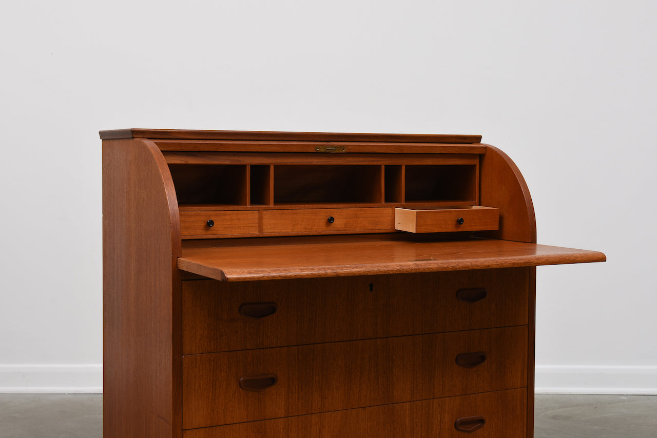 1950s Swedish secretary in teak