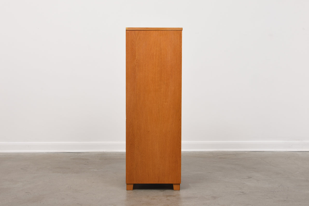 1950s oak archive unit